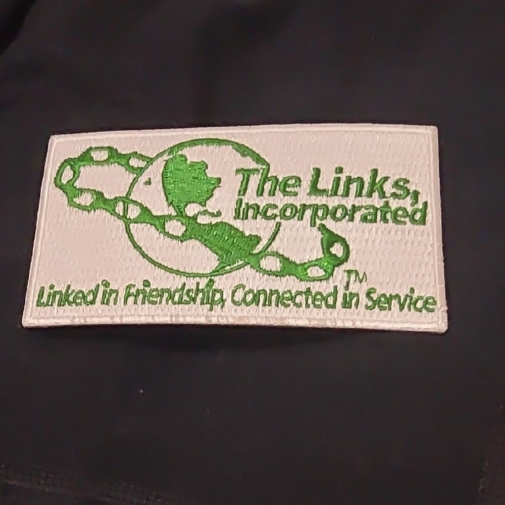The Links, Incorporated Embroidered Patch - Green And White